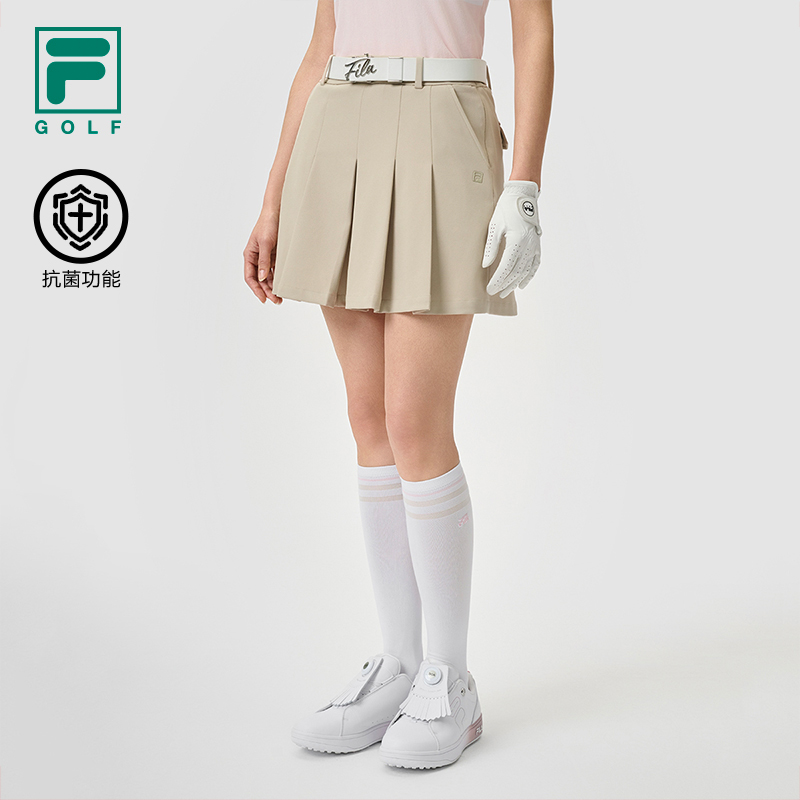 Fila/斐乐欧若风高尔夫户外春夏女运动休闲半身裙短裙A11W525302F