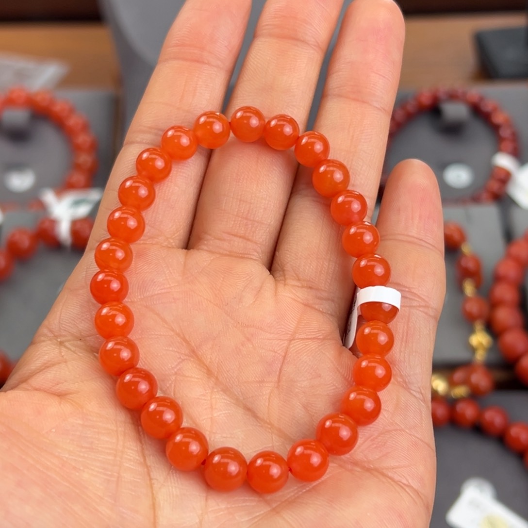 手链未镶嵌南红玛瑙7mm