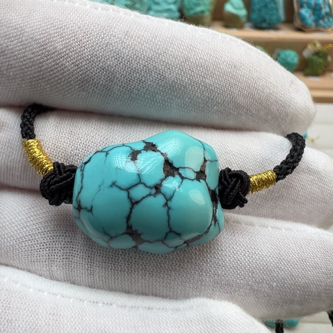 绿松石未镶嵌配饰17.7*23.3