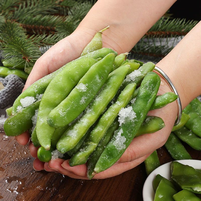东北速冻九月青油豆角现摘农家蔬菜无丝无筋不柴