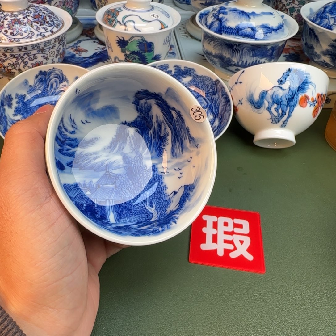 陶纯手工纯手绘茶具305