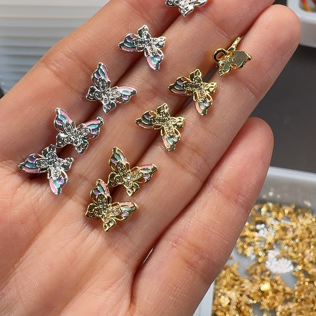 闪拍15号 10个装蝴蝶扭扣