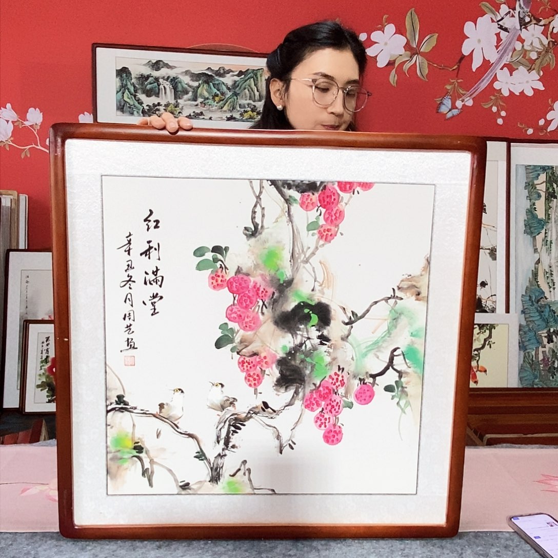 国画手写手绘国画63✖️63包邮