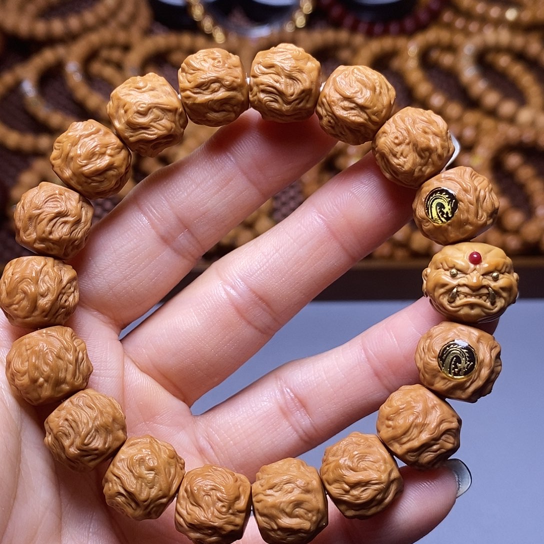 猴头核桃手串双标龙蛇之变全品