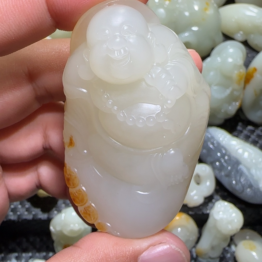 风***尘和田玉未镶嵌颈饰