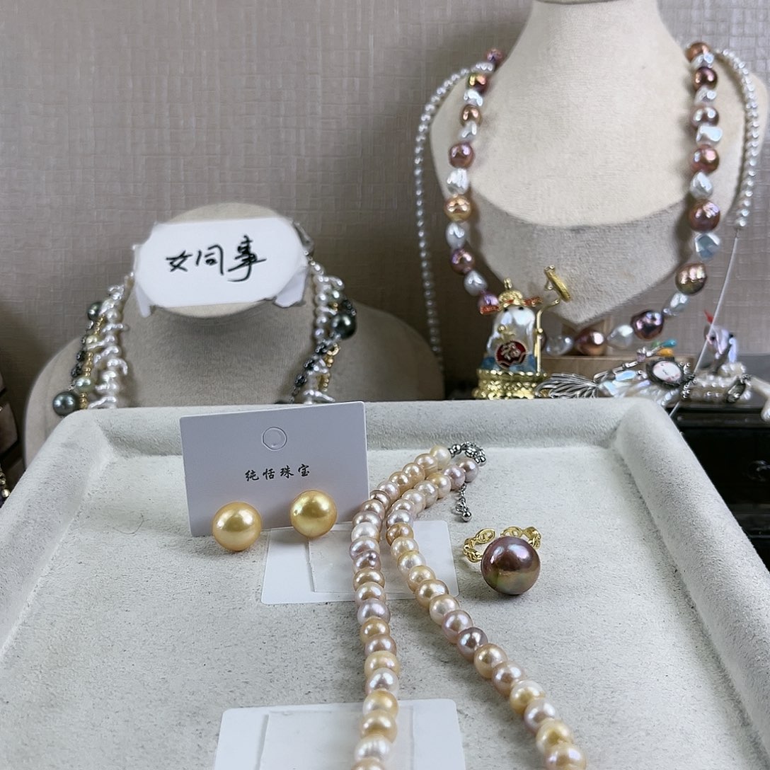 淡水珍珠套链未镶嵌【纯恬】