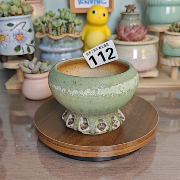 景德镇手工陶瓷盆 口10