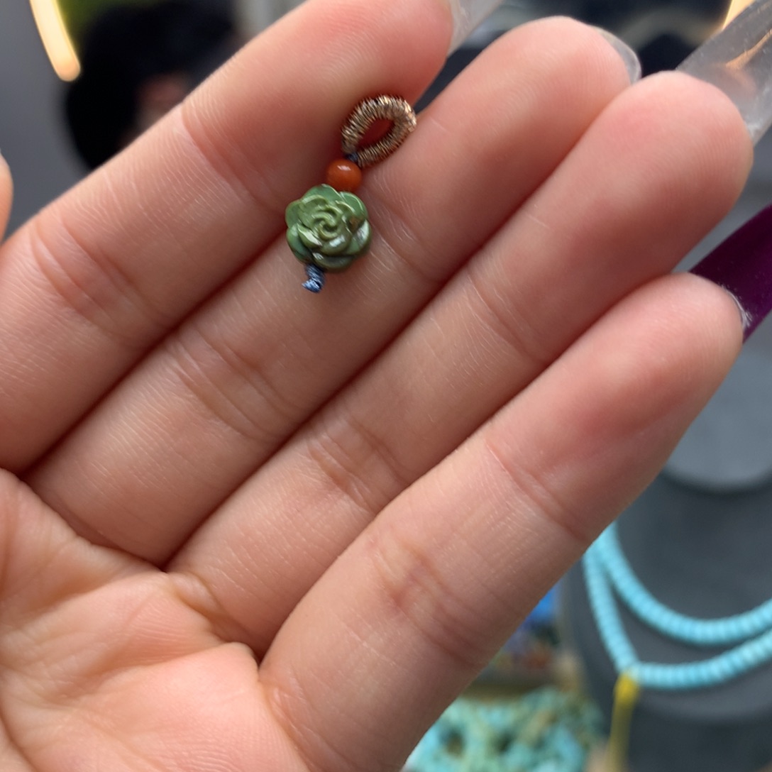 绿松石挂件未镶嵌