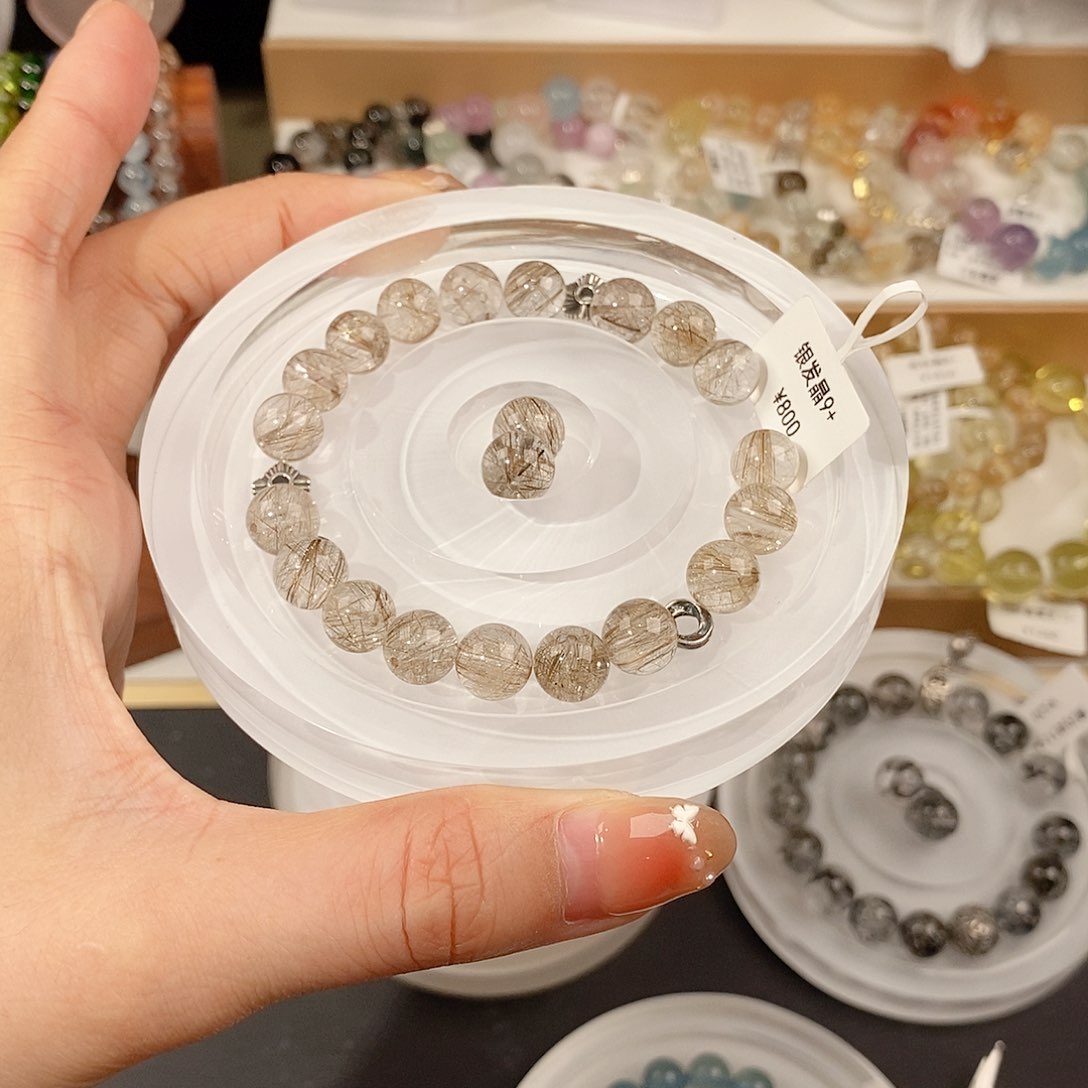 水晶手链未镶嵌今****！15整多留