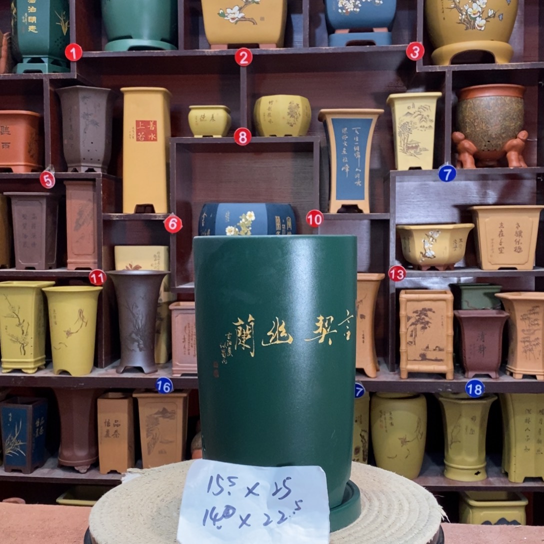 紫砂花盆紫砂花盆