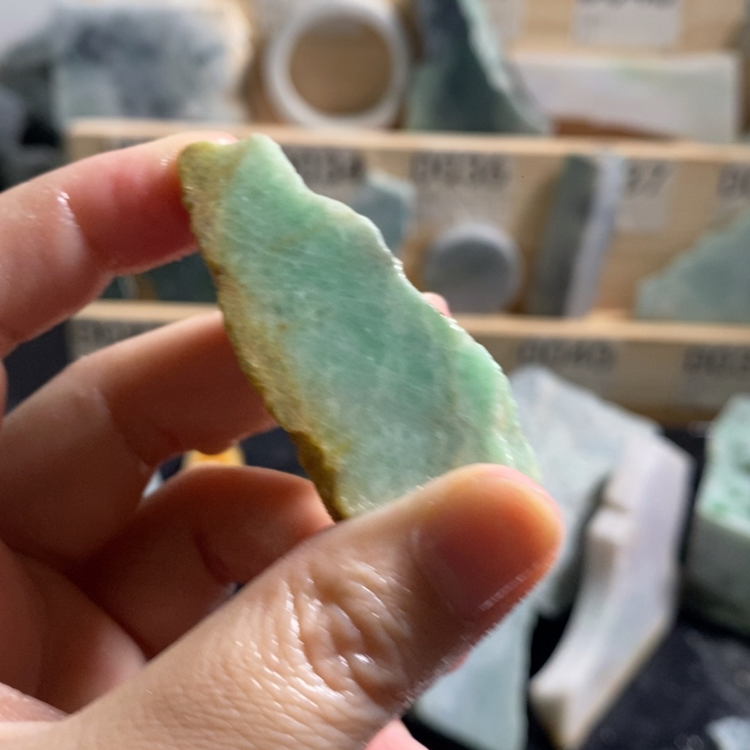 颈饰未镶嵌翡翠天然翡翠