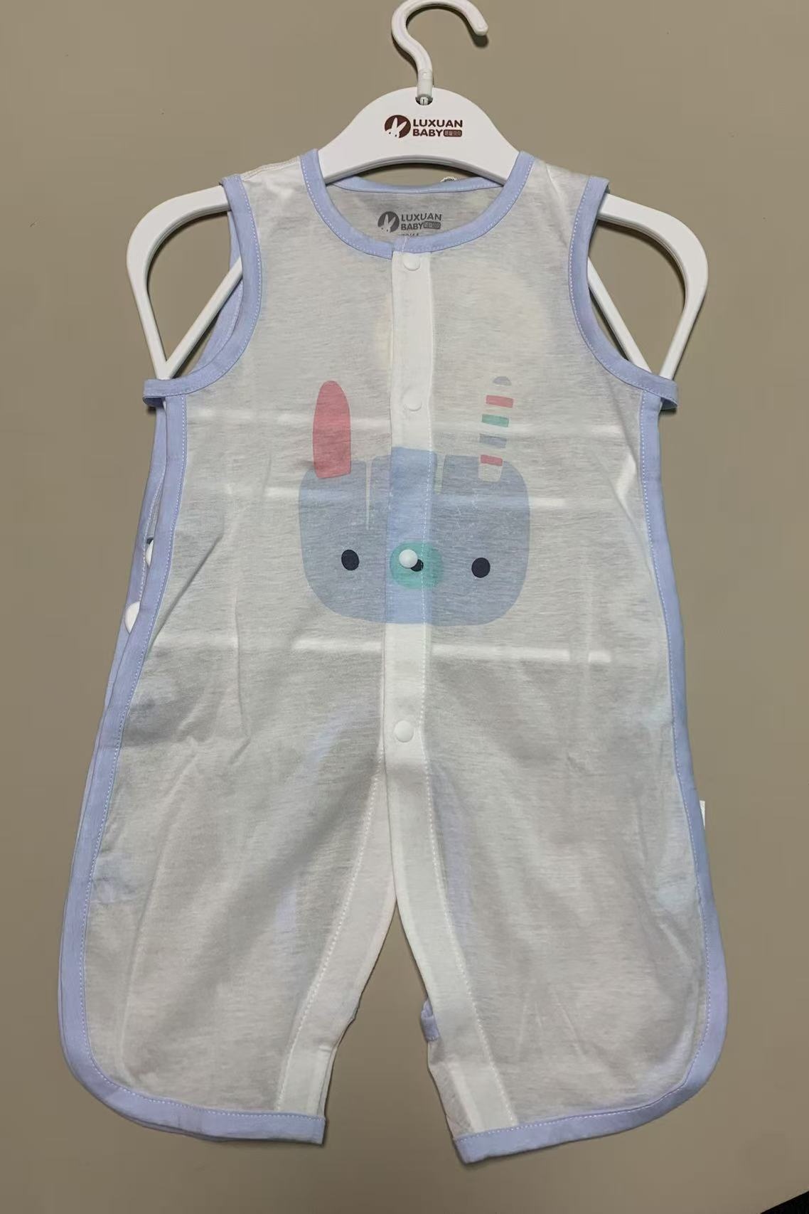 璐璇有机蝉翼琵琶连体文明裆前闭后开73码断码清不退不换