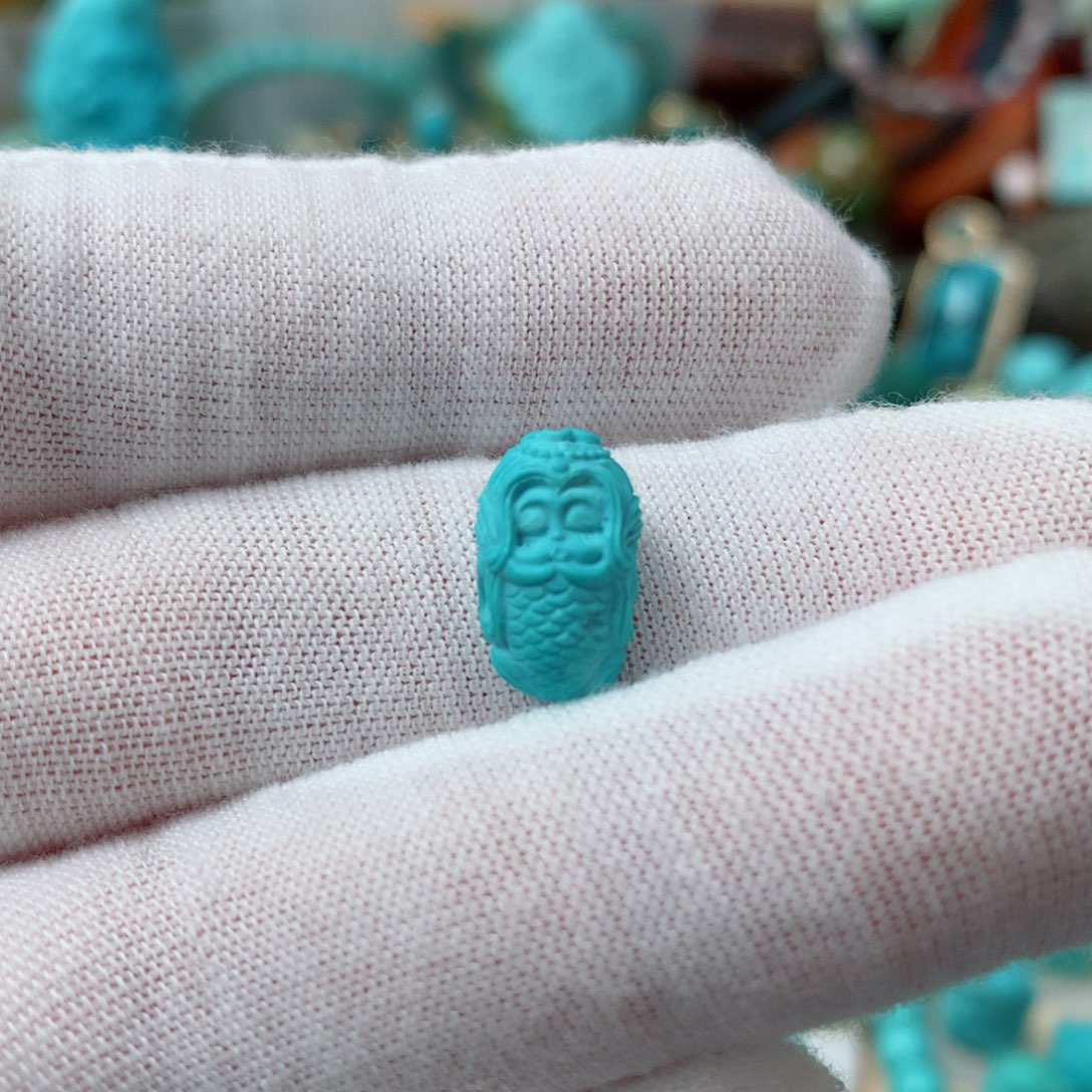 绿松石珠宝奇石未镶嵌