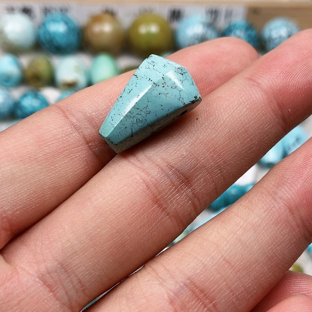 未镶嵌绿松石珠宝半成品