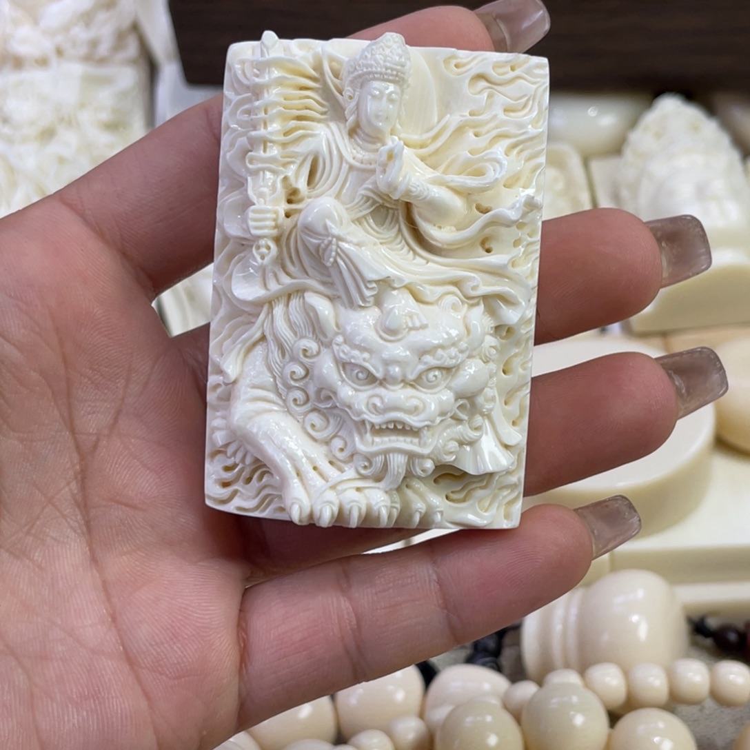 剑***哥新骨瓷猛犸文殊牌子