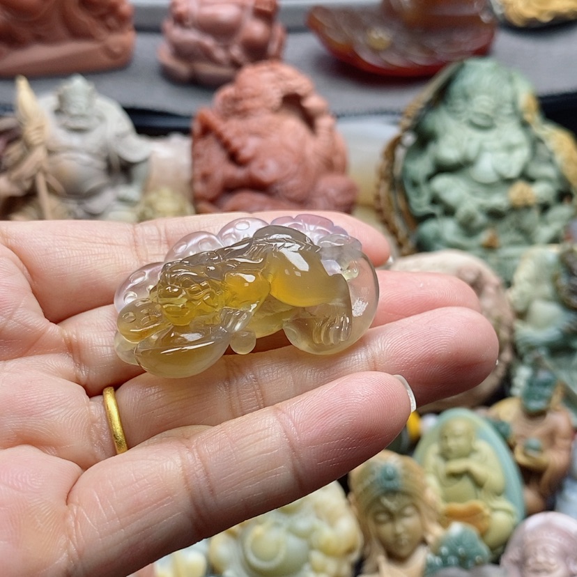 【闪购商品】未镶嵌吊坠定制玛瑙