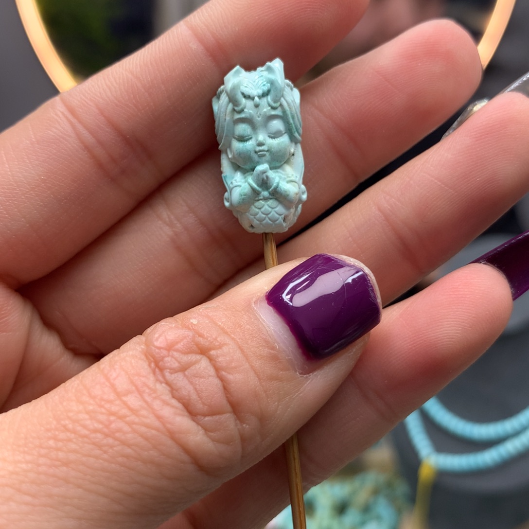 绿松石挂件未镶嵌