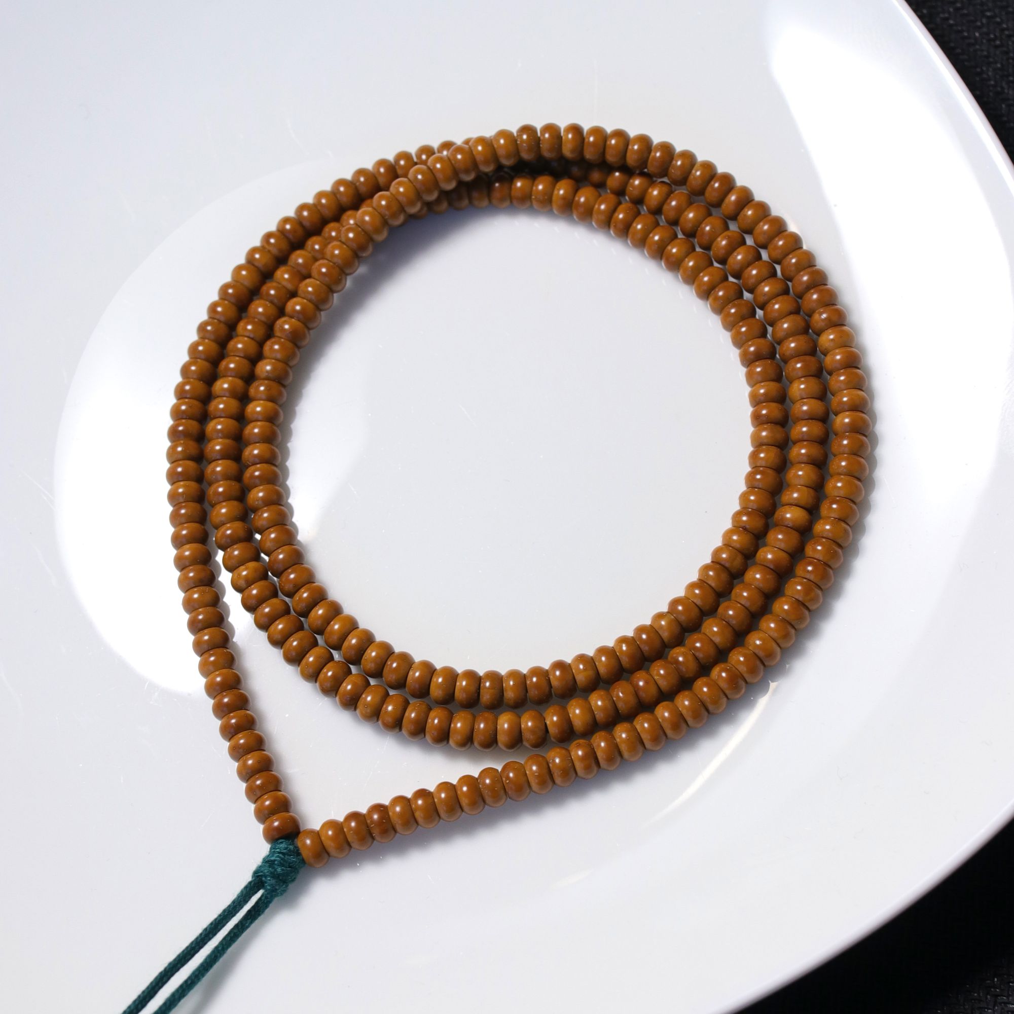 【特价精品·算盘鼠片】5mm纯肉鼠尖料算盘珠紫金鼠精品手串108长串