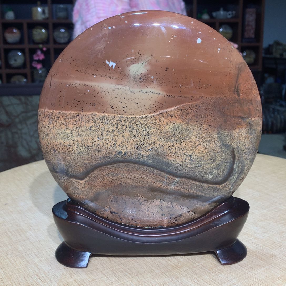 ，广西国画石摆件，收藏观赏