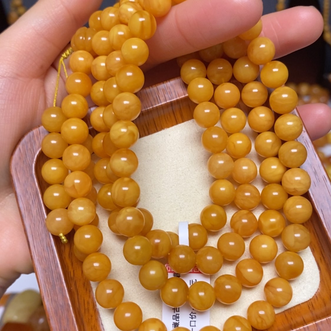 【闪购商品】蜜蜡手链未镶嵌手串