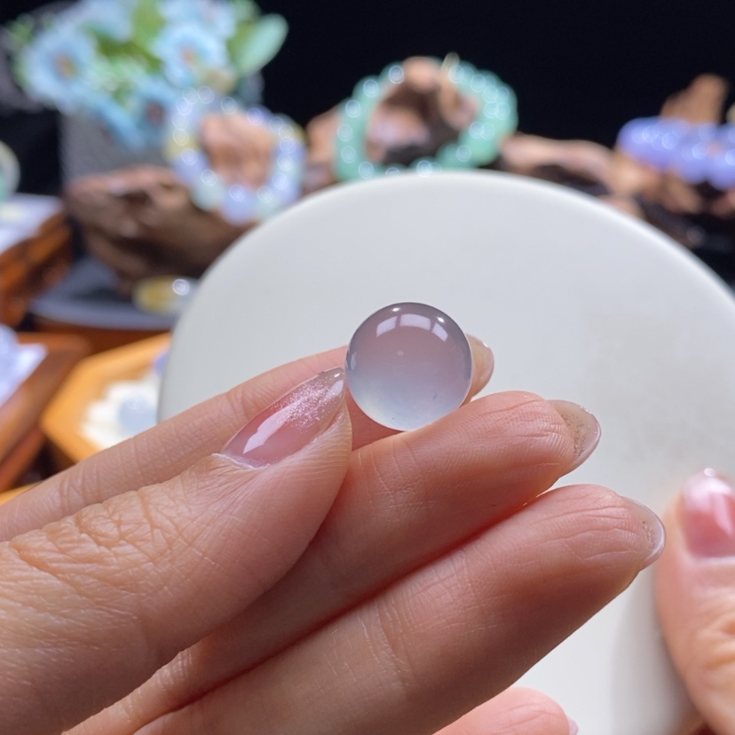 【闪购商品】翡翠吊坠(不含链)未镶嵌翡翠冰蓝纲珠