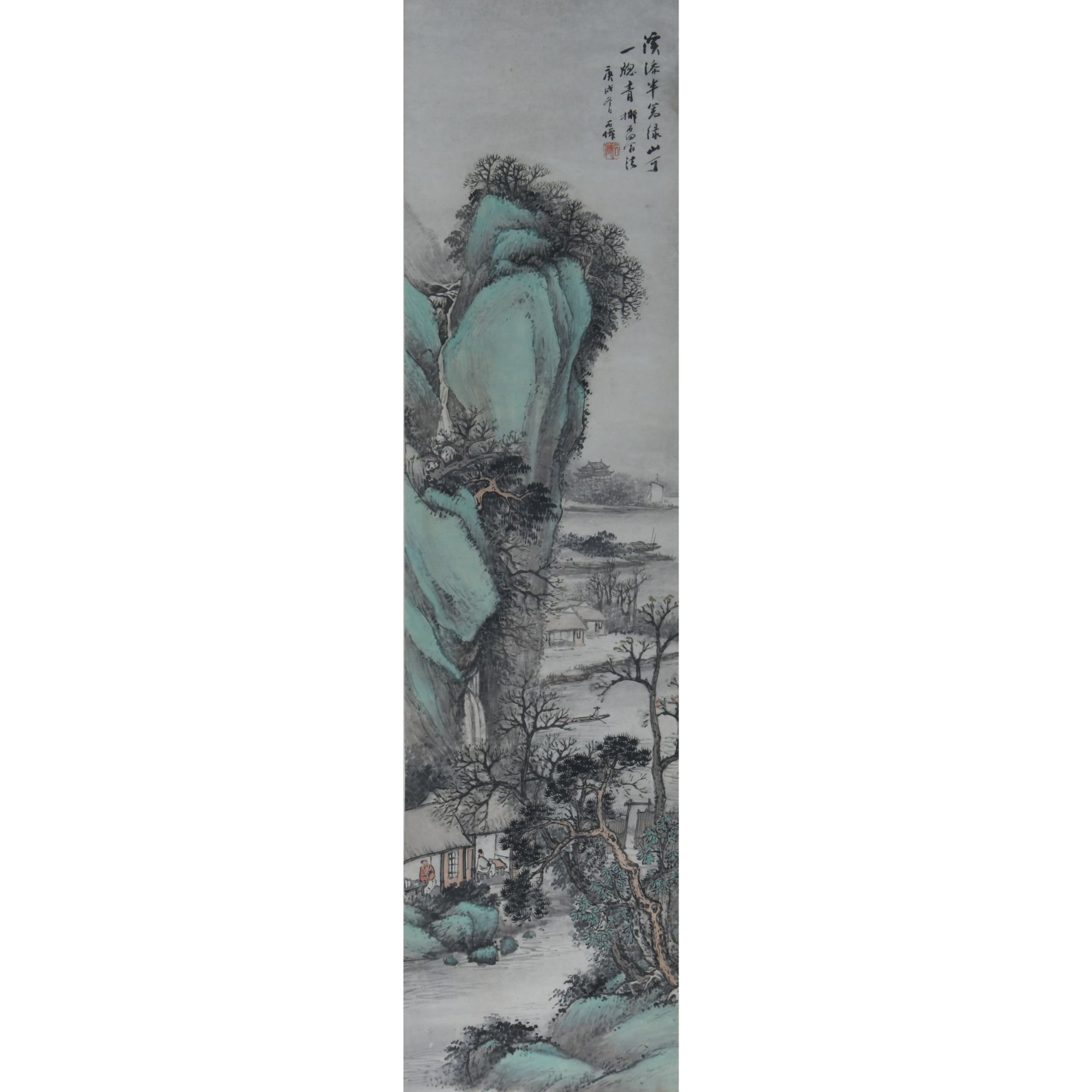 LOT.021吴石仙【山水】纸本立轴B0502-041预展