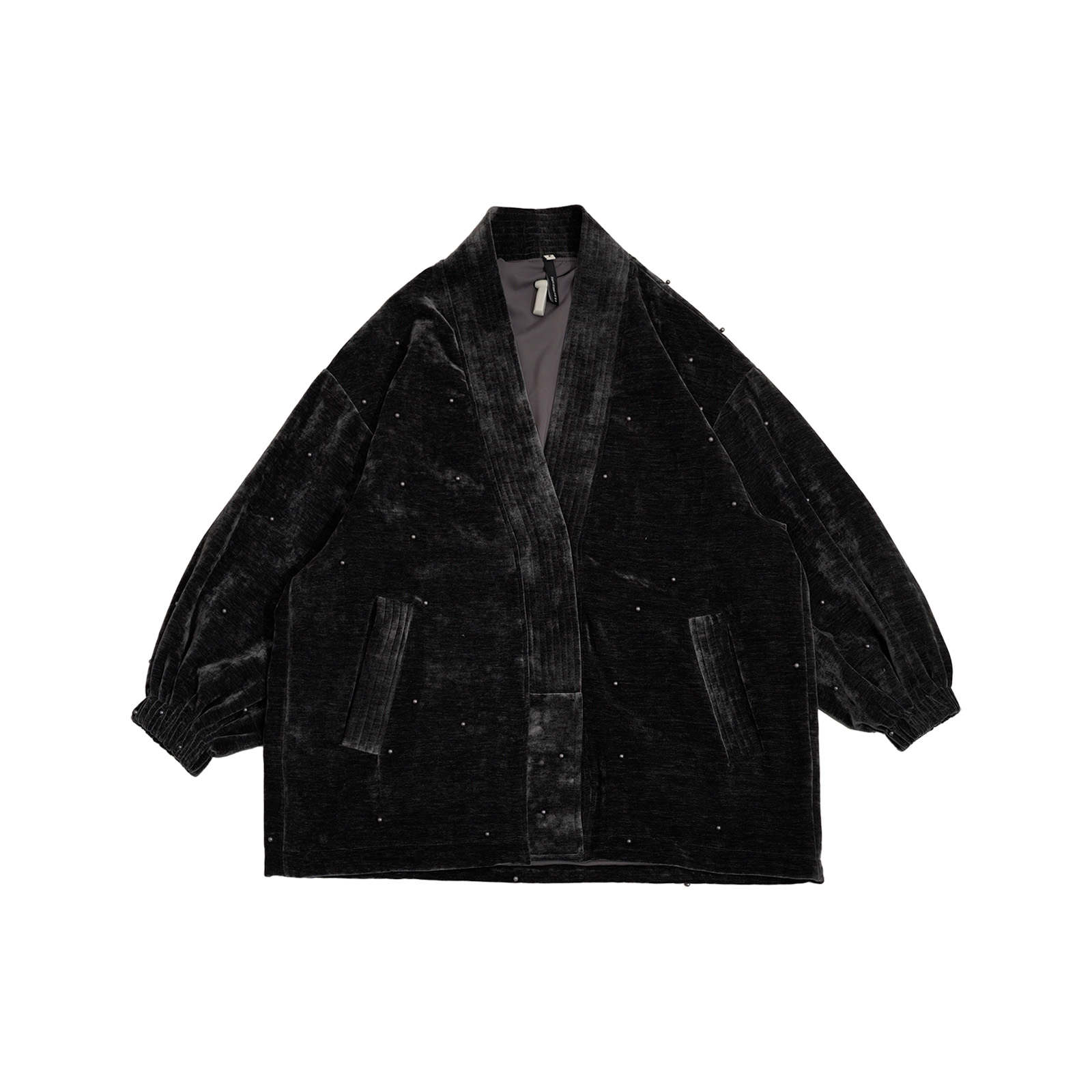 设计师原创休闲百搭两色钉珠个性宽松百搭显瘦外套ZL253028