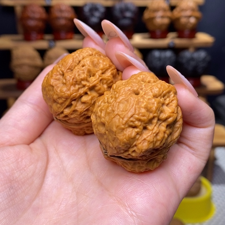 文玩核桃把件五毒蟾38