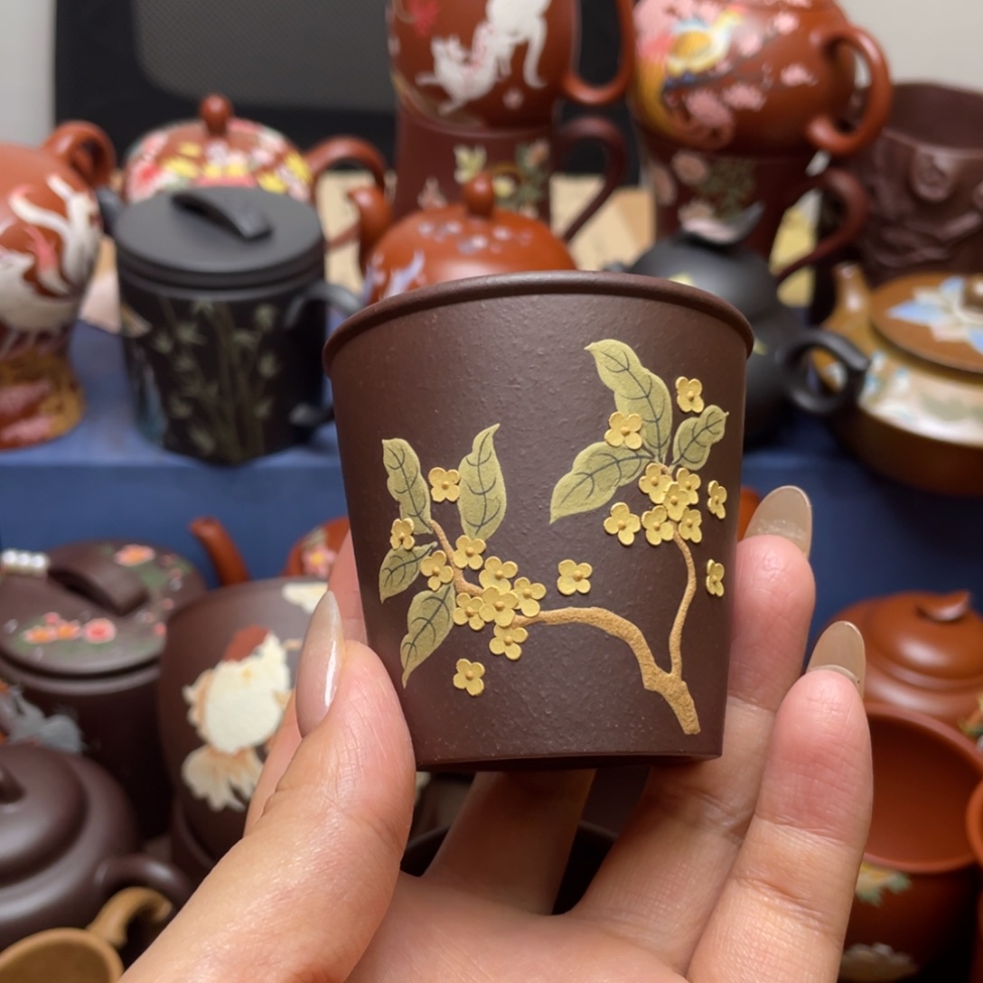 茶杯紫砂紫砂主人杯100vc