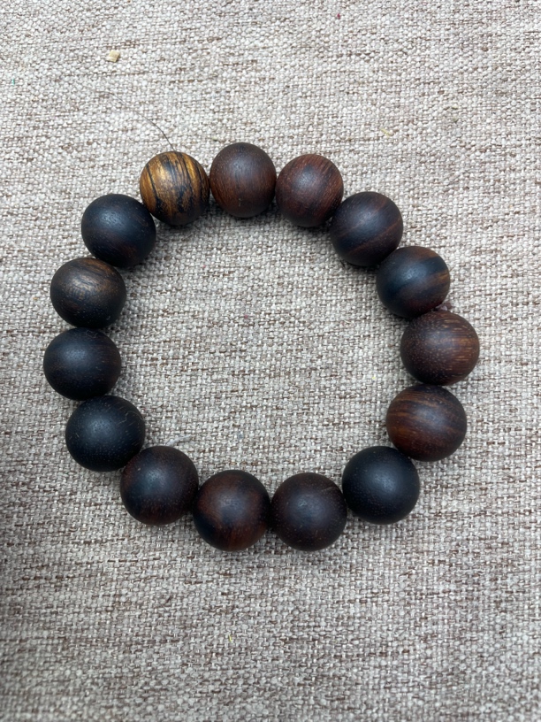 沉香木串文玩老料 手串 444号