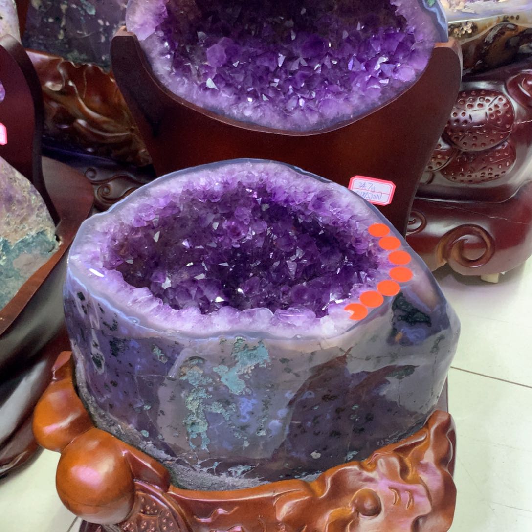 未镶嵌大型摆件（非配饰）水晶万*美紫晶