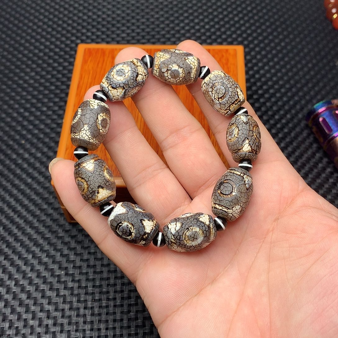 白***白玛瑙/玉髓未镶嵌手链