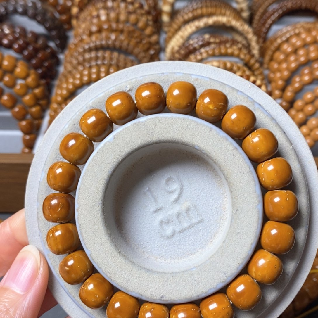 菩提手串/手链小*绪紫金鼠瑕疵款实心老型11