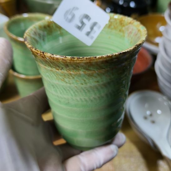 天***芳瓷片磁州窑五厂盘碗壶杯有瑕疵