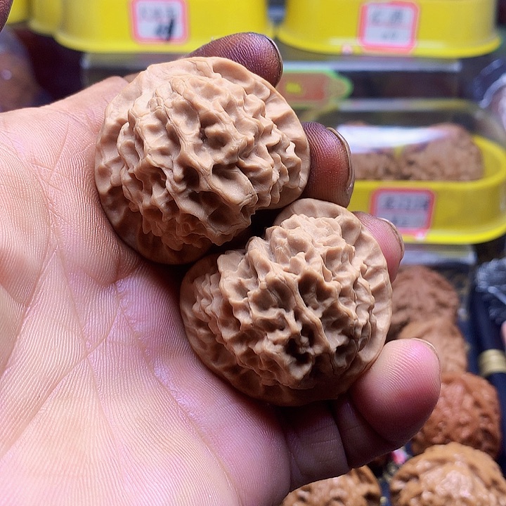 把件文玩核桃42精品玄月狮子头