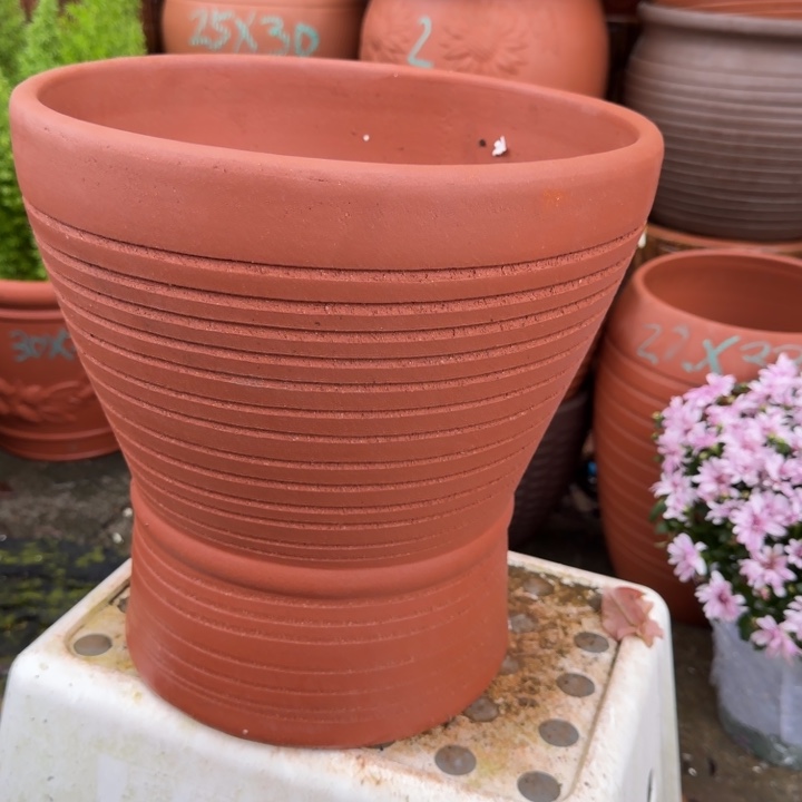 花盆紫砂口30高30宜兴紫砂 
