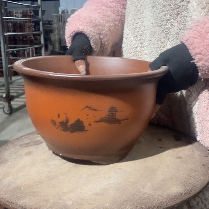 紫砂紫气东来31花盆花盆