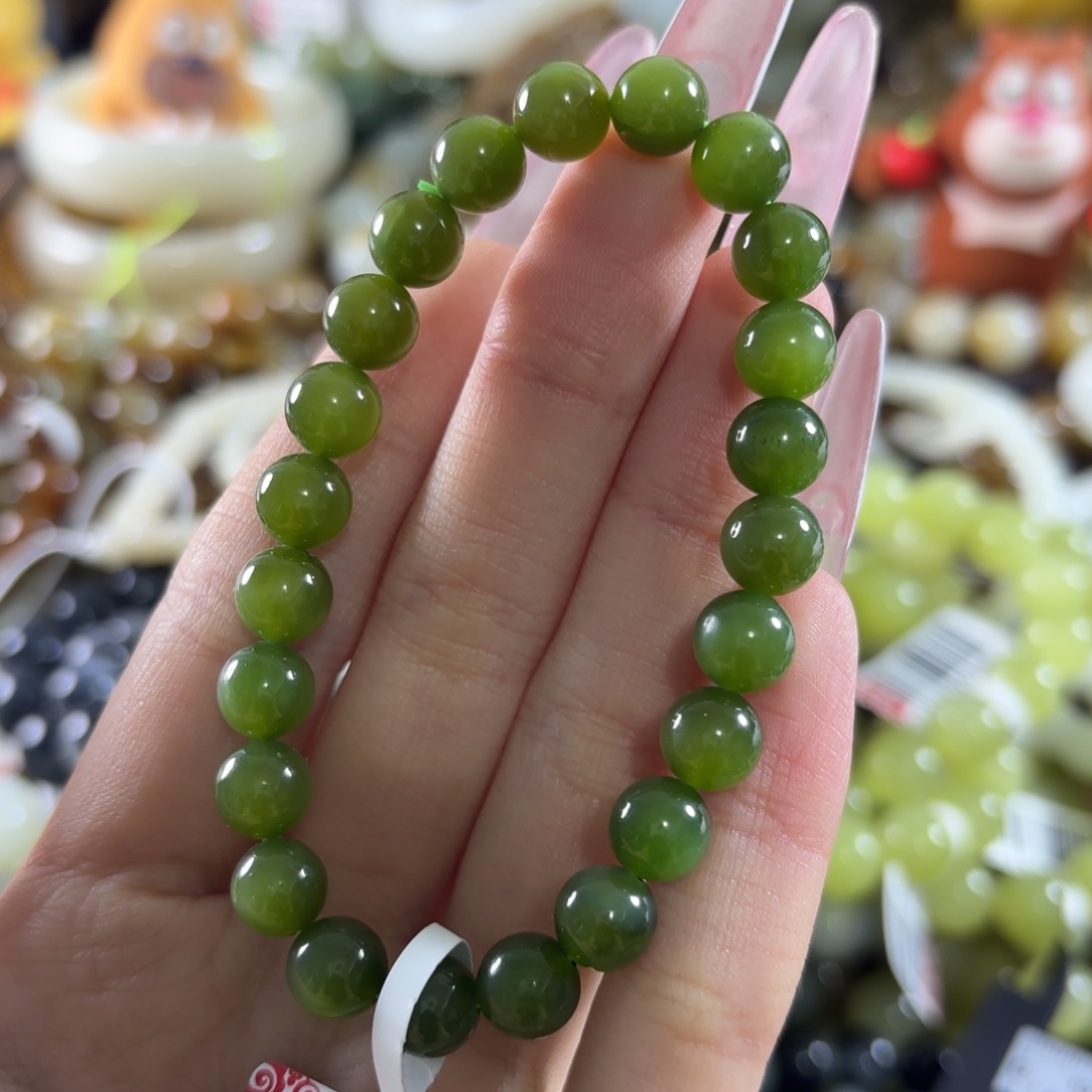 和田玉未镶嵌手链114