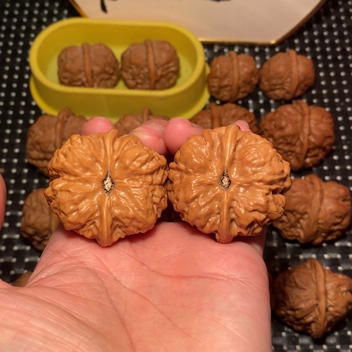 把件文玩核桃南瓜底