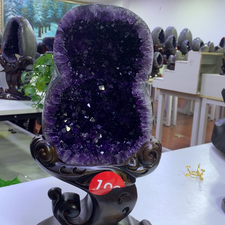 紫晶大型摆件（非配饰）未镶嵌晨**露静静