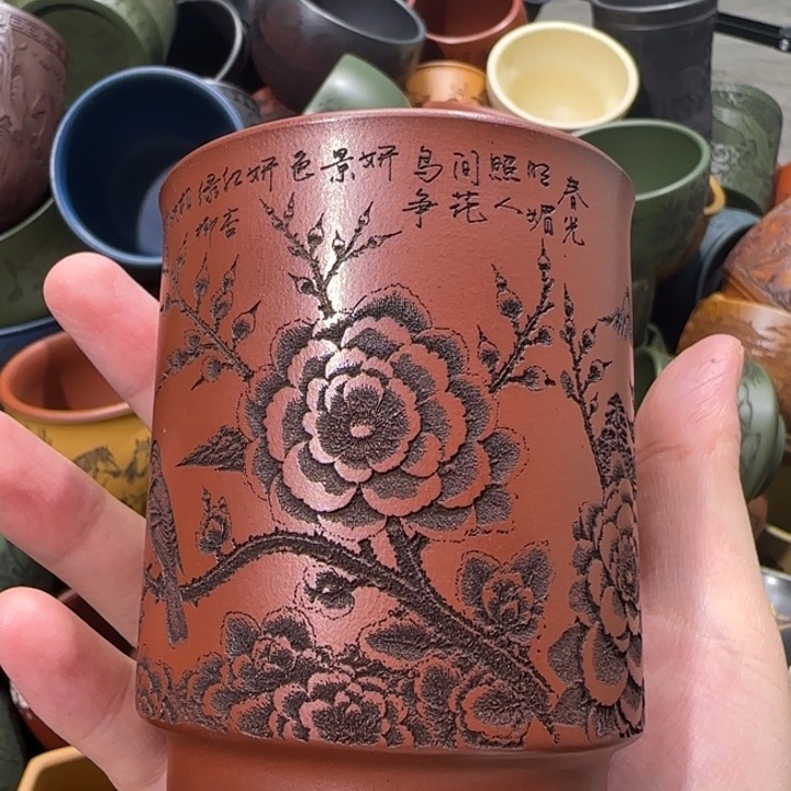 茶杯紫砂全手工紫砂