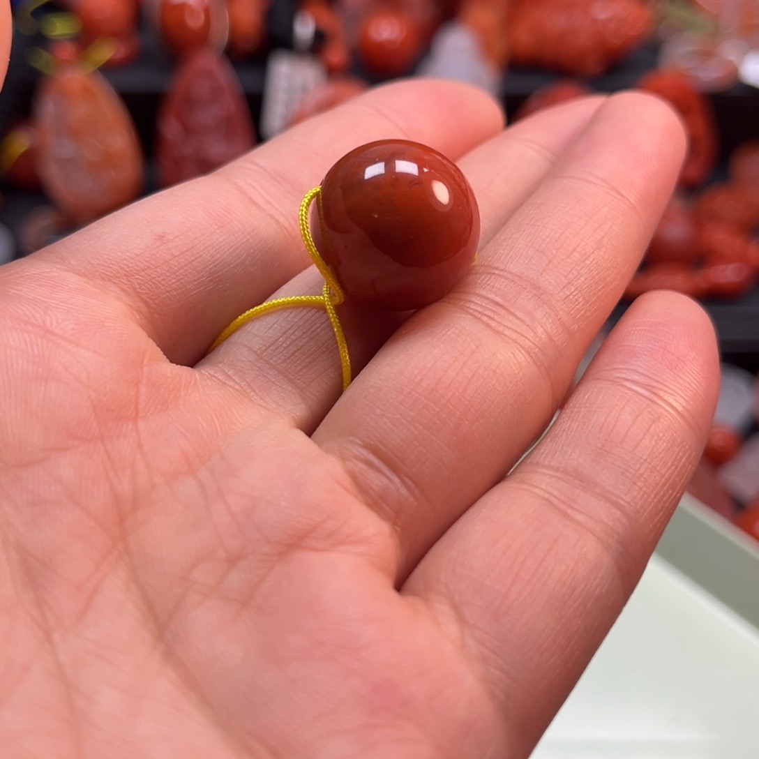南红玛瑙配饰17.8未镶嵌