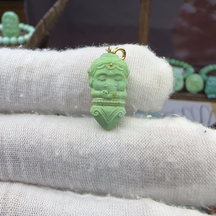 绿松石绿松石W未镶嵌金*水