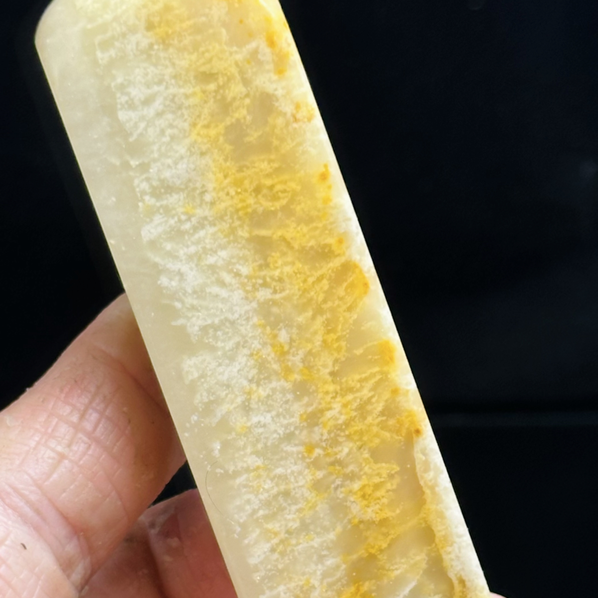 寿山石满丝高山鲎箕印章艺术品收藏