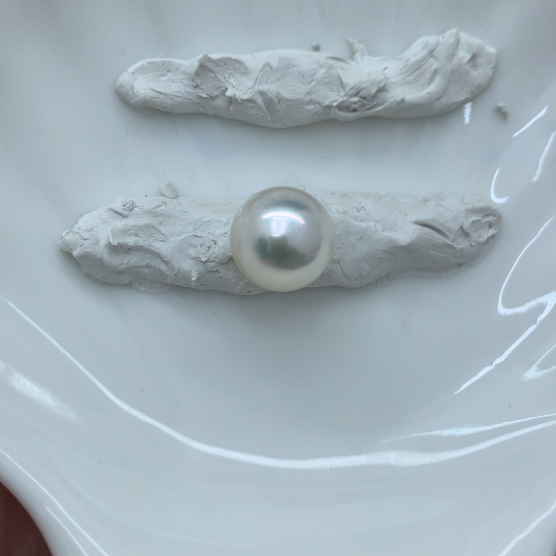 糖***棣海水珍珠裸珠未镶嵌澳白