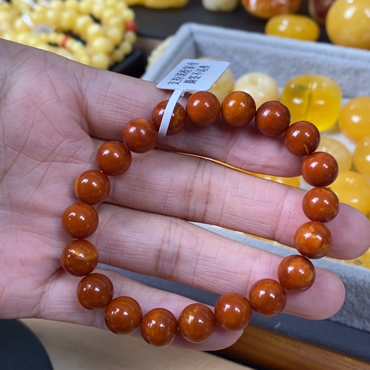 未镶嵌琥珀裸石单圈