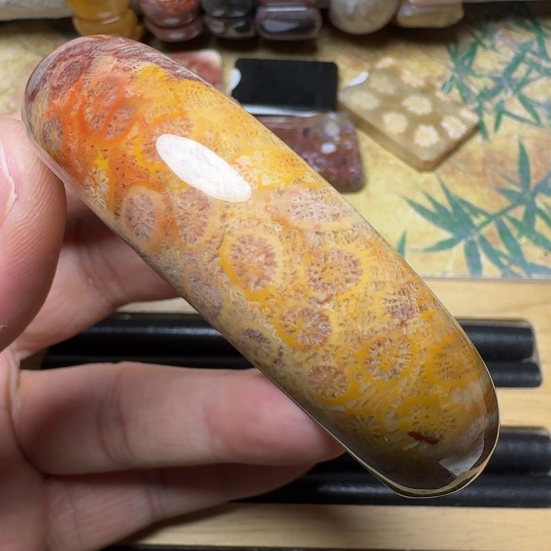 硅化玉未镶嵌纯天然有机玉石保真色