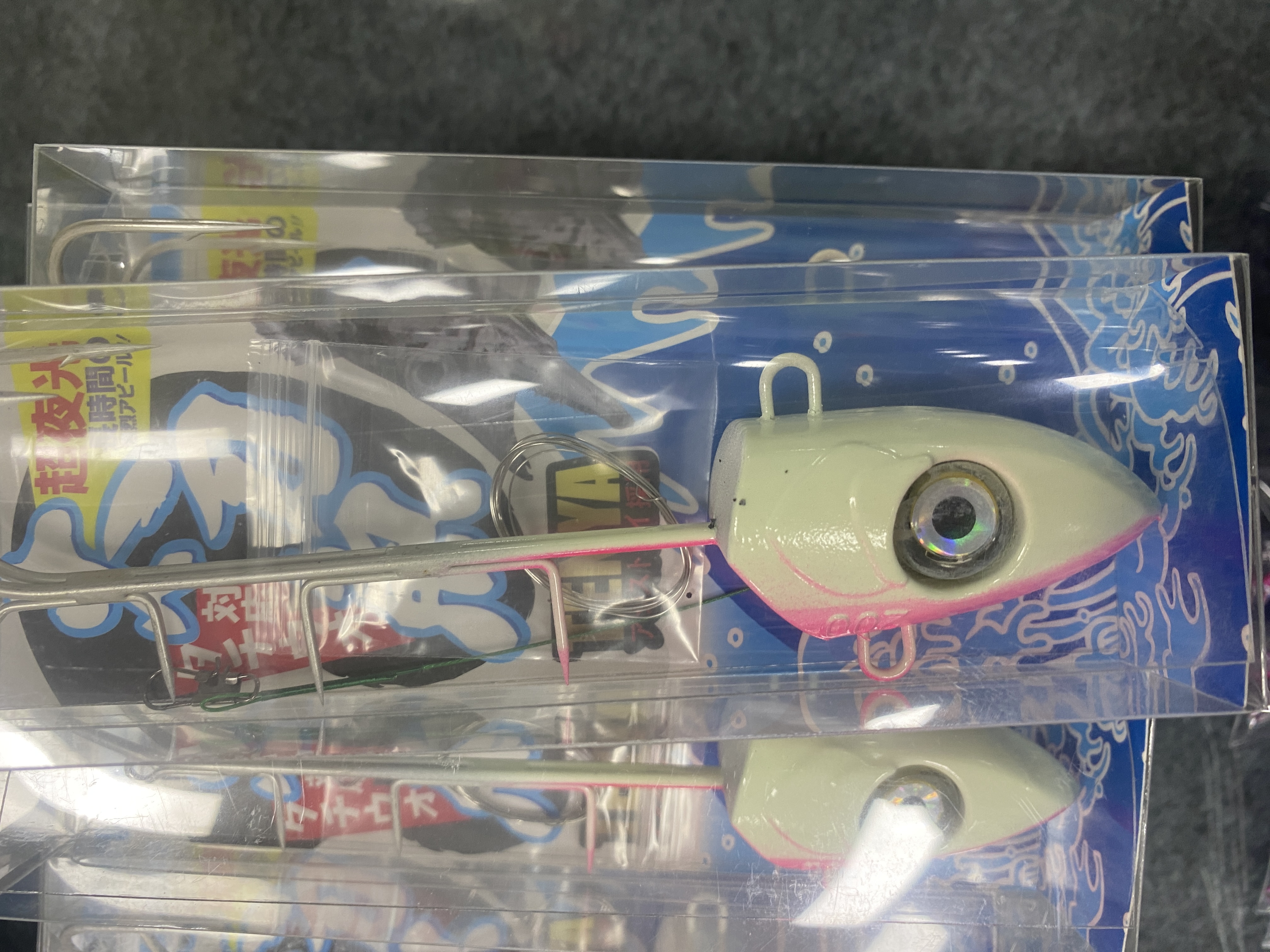 太刀鱼带鱼钩带LED鱼眼灯双爪全夜光天亚