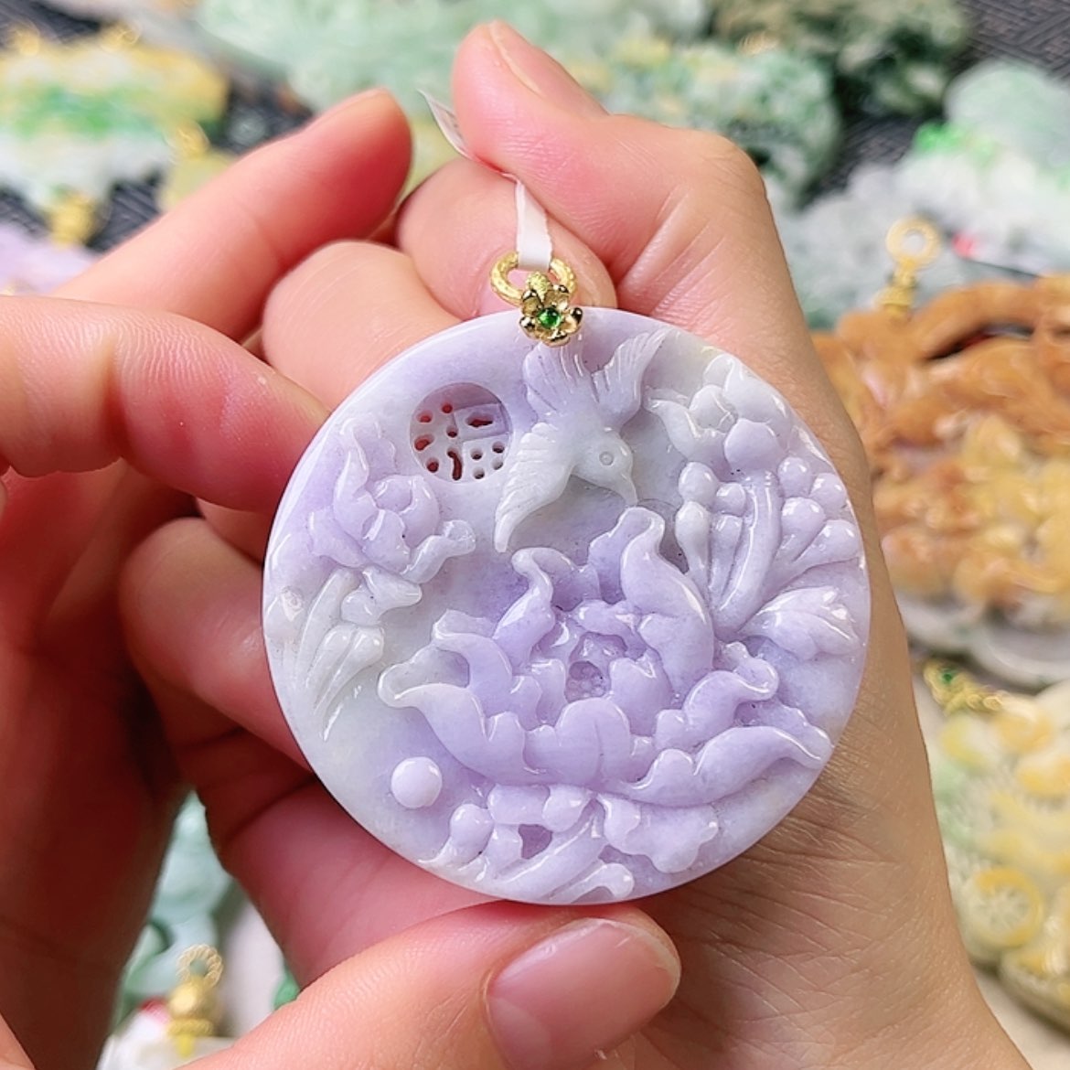 【闪购商品】翡翠颈饰未镶嵌挂件