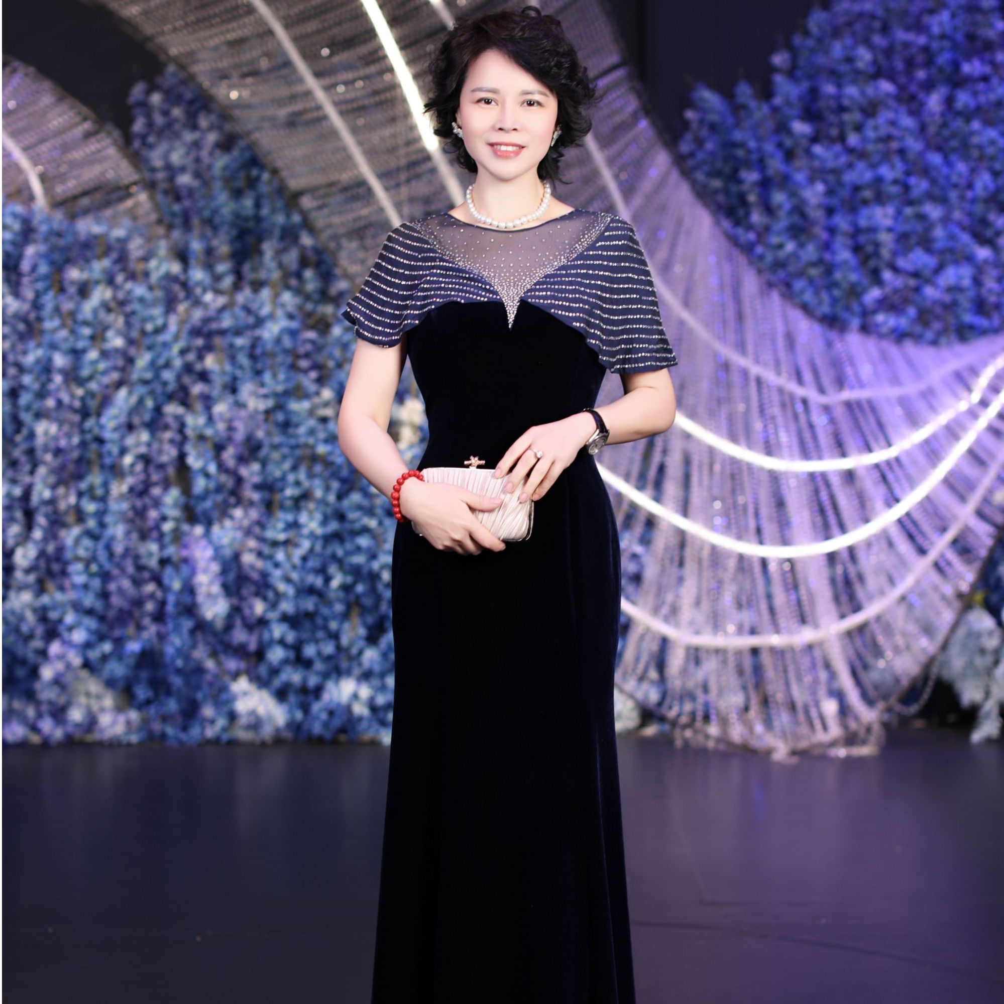 BOFEINA/帛妃娜喜婆婆喜妈妈高定礼服气质修饰高贵奢华婚庆礼服